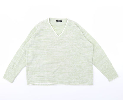 BM Womens Green   Pullover Jumper Size XL