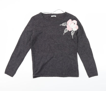 Damart Womens Grey   Pullover Jumper Size 10