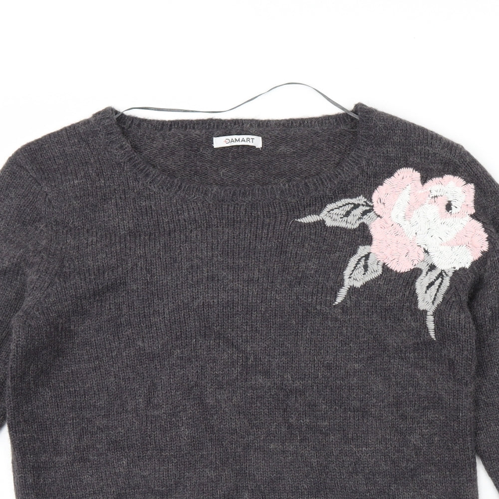 Damart Womens Grey   Pullover Jumper Size 10