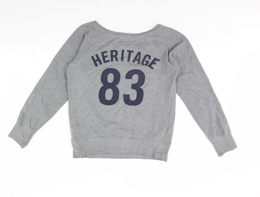Womens UK Size 10 New Look Grey Pullover Jumper