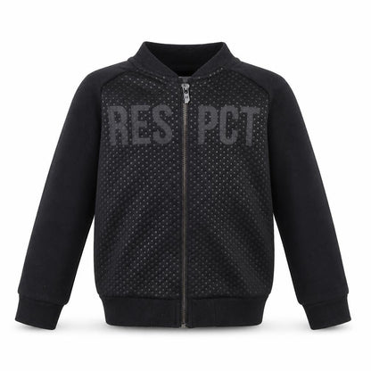 Minoti Girls Black   Jacket  Size 4 Years