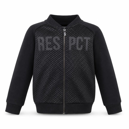 Minoti Girls Black   Jacket  Size 4 Years