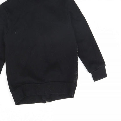 Minoti Girls Black   Jacket  Size 4 Years
