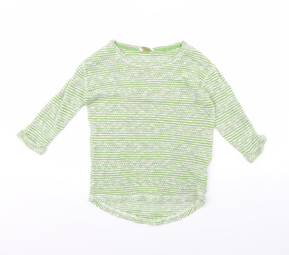 Womens UK Size 8 NEXT Green Pullover Jumper