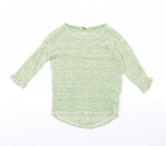 Womens UK Size 8 NEXT Green Pullover Jumper