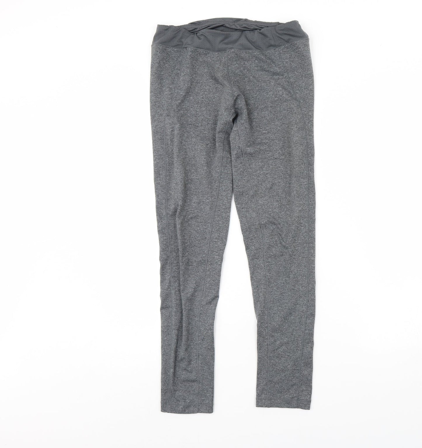 LA Gear Womens Grey   Compression Leggings Size 10 L29 in