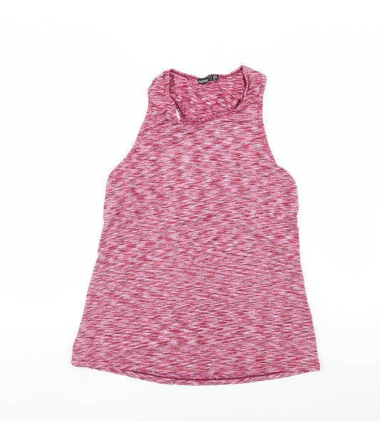 Boohoo Womens Pink   Basic Tank Size 8