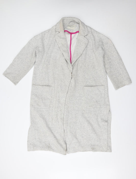 George Womens Grey   Motorcycle Jacket Coat Size 12