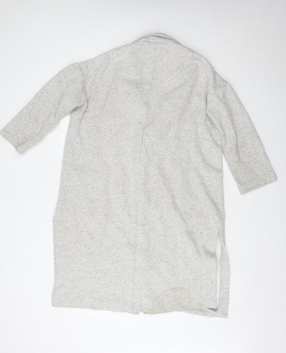 George Womens Grey   Motorcycle Jacket Coat Size 12