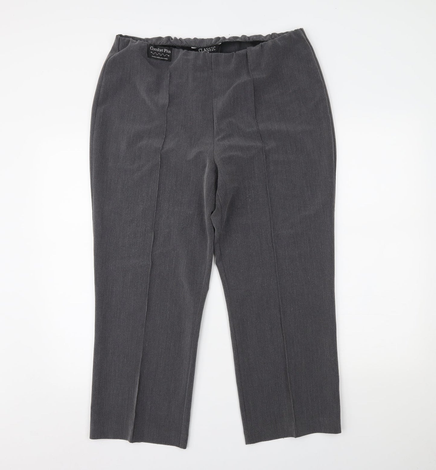 Classic Womens Grey   Trousers  Size 16 L22 in