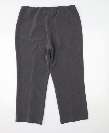 Classic Womens Grey   Trousers  Size 16 L22 in