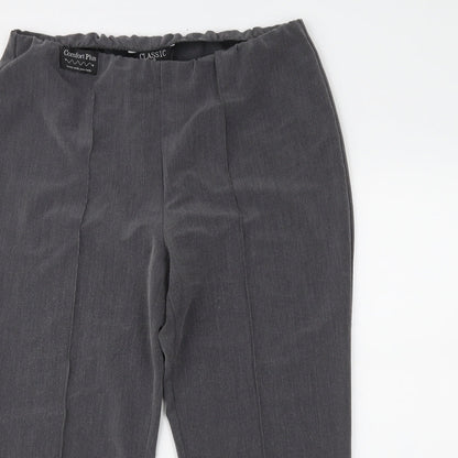 Classic Womens Grey   Trousers  Size 16 L22 in