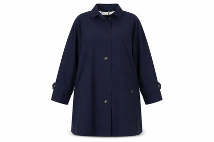 miss helen Womens Blue   Overcoat Coat Size XS