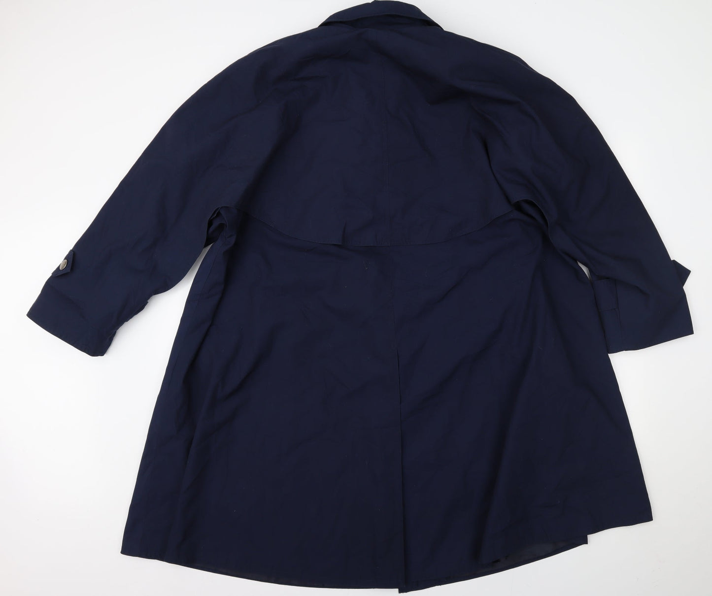 miss helen Womens Blue   Overcoat Coat Size XS