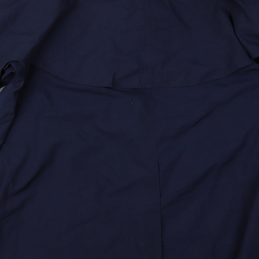 miss helen Womens Blue   Overcoat Coat Size XS