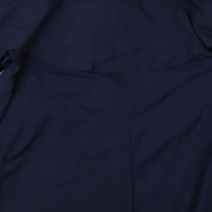 miss helen Womens Blue   Overcoat Coat Size XS