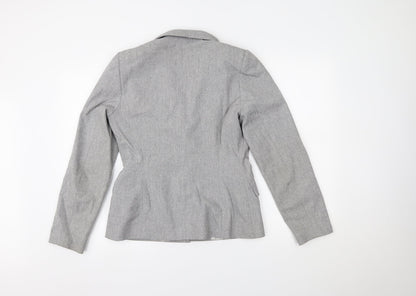 Misha Brown Womens Grey   Jacket Blazer Size 12