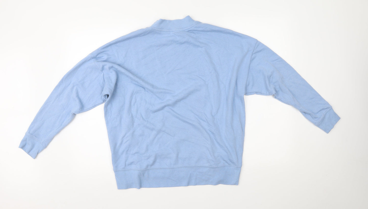 New Look Womens Blue   Henley Jumper Size 10
