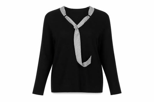 Womens UK Size XL Klass Collection Black Basic Blouse