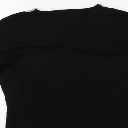 Klass Collection Womens Black   Basic Blouse Size XL