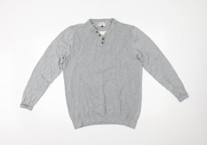 George Mens Grey   Pullover Jumper Size L
