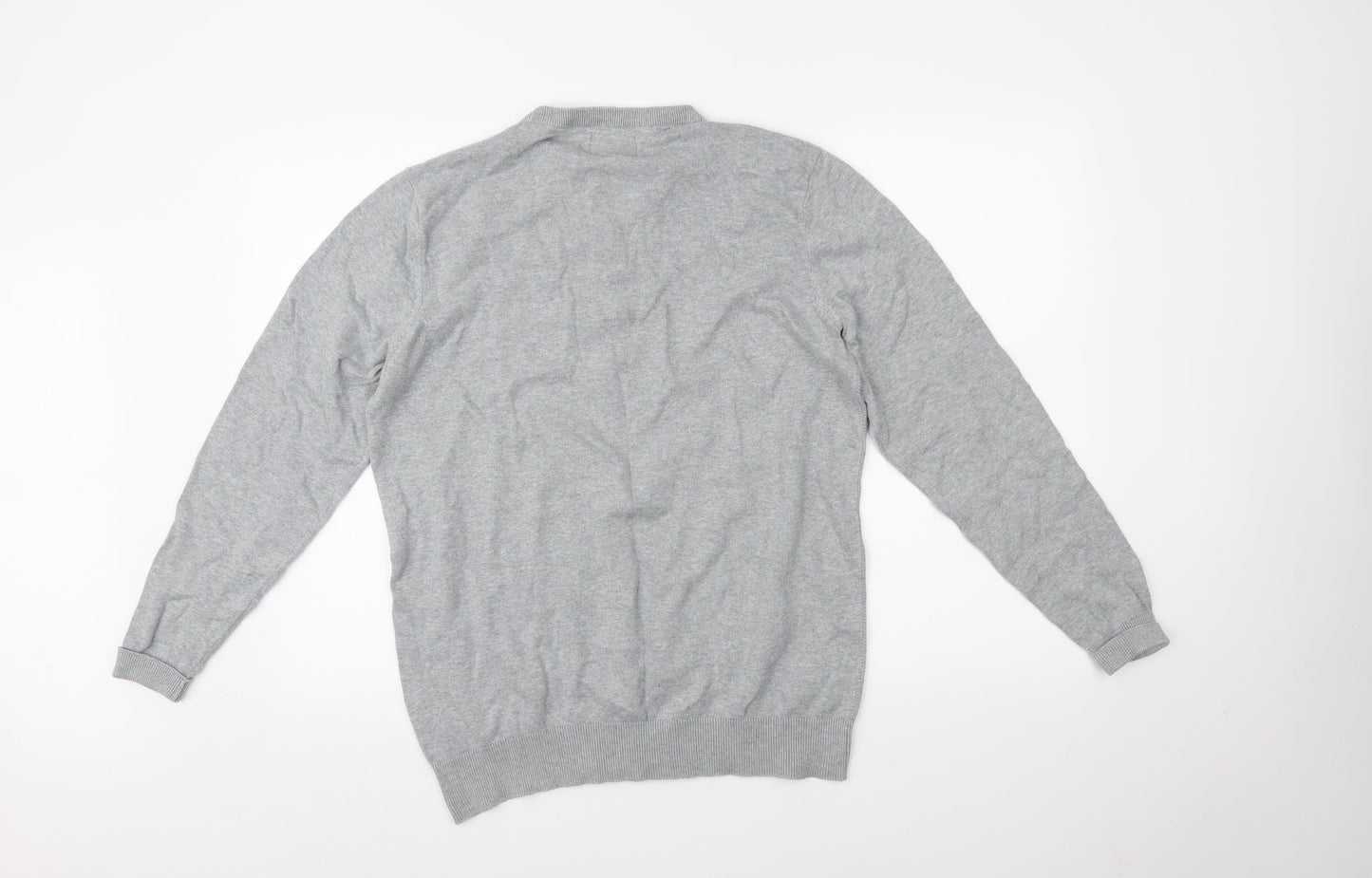 George Mens Grey   Pullover Jumper Size L