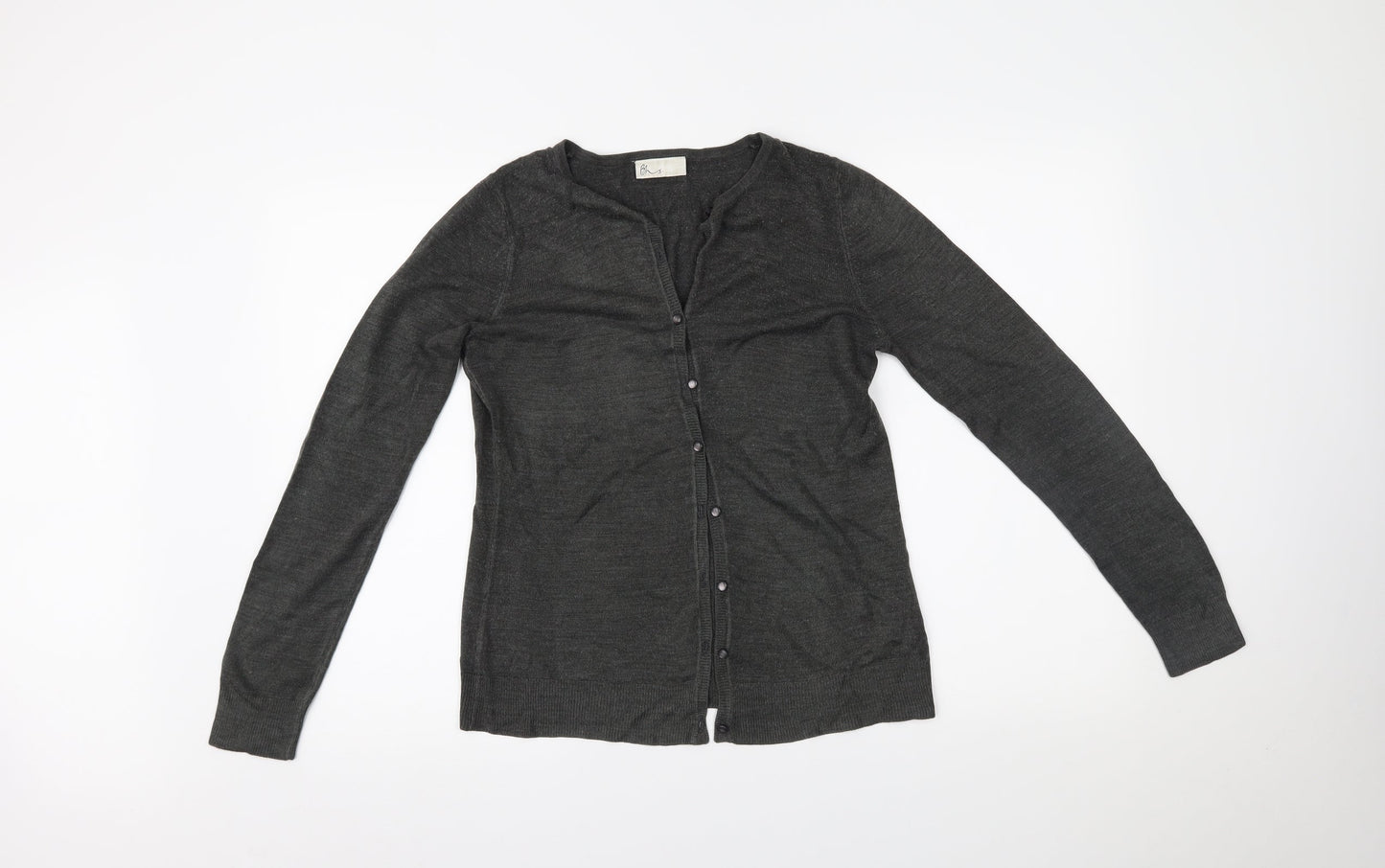 BHS Womens Grey   Cardigan Jumper Size 10