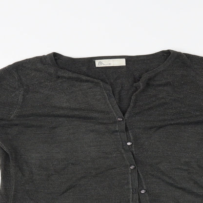 BHS Womens Grey   Cardigan Jumper Size 10