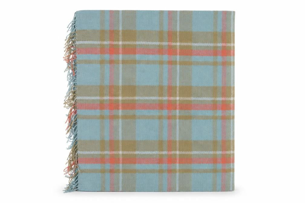 Preworn Womens Multicoloured Check   Shawl/Wrap