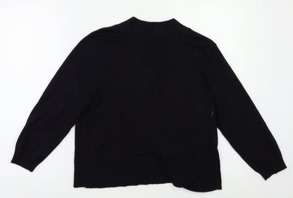 Womens UK Size 12 M&Co Black Cardigan Jumper