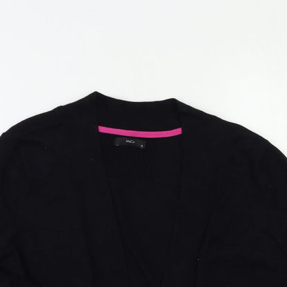 Womens UK Size 12 M&Co Black Cardigan Jumper