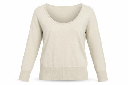 Ana Capri Womens Beige   Pullover Jumper Size S