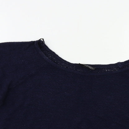 Womens UK Size 10 Topshop Blue Pullover Jumper
