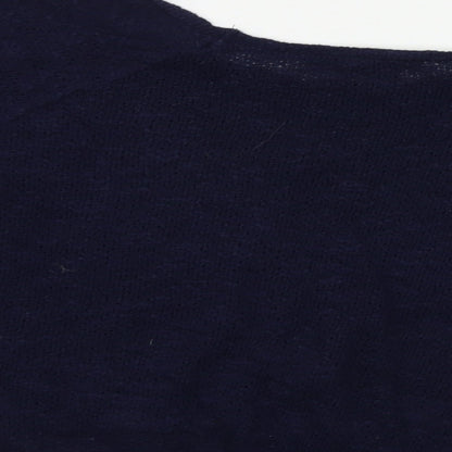 Womens UK Size 10 Topshop Blue Pullover Jumper
