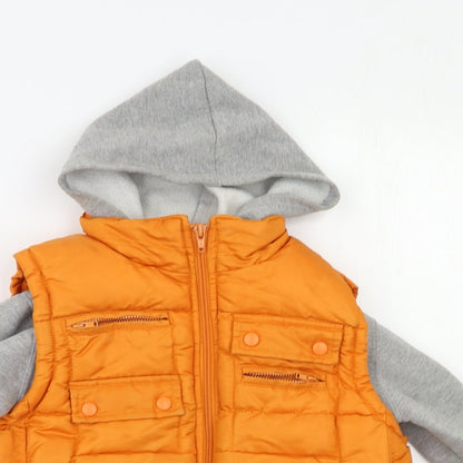 Adams Kids Boys Orange   Jacket Waistcoat Size 7 Years