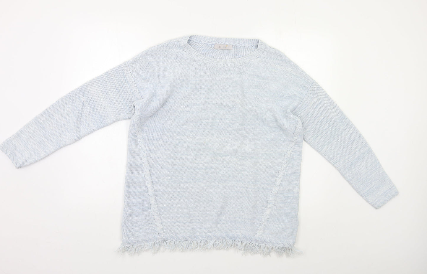 Womens UK Size 14 M&S Blue Pullover Jumper