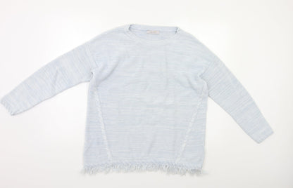 Womens UK Size 14 M&S Blue Pullover Jumper