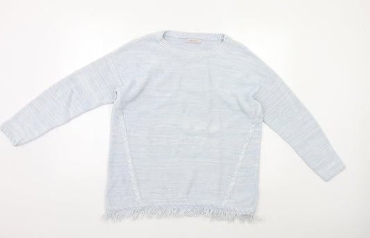 Womens UK Size 14 M&S Blue Pullover Jumper