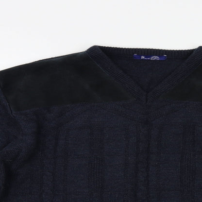 BHS Mens Blue   Pullover Jumper Size L