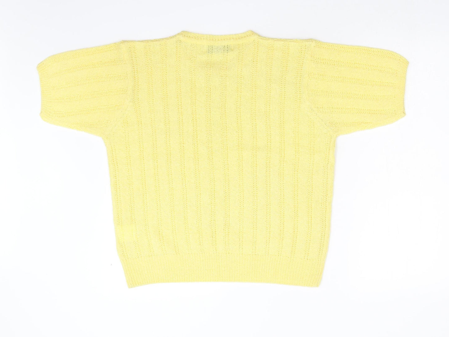 Womens UK Size M Compliments Yellow Pullover Jumper