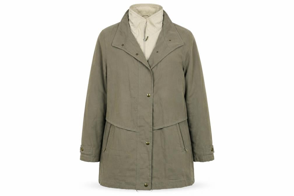 Mens UK Size 42 Goldix Green Overcoat