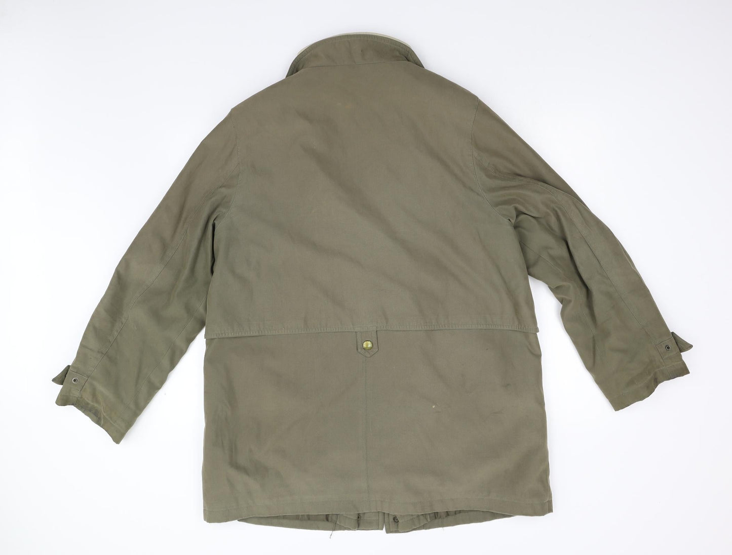 Mens UK Size 42 Goldix Green Overcoat