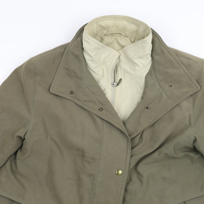 Mens UK Size 42 Goldix Green Overcoat