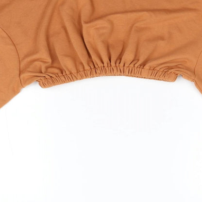 M Womens Orange   Pullover Sweatshirt Size 16