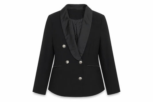 Womens UK Size 14 Boohoo Regular Black Suit Jacket