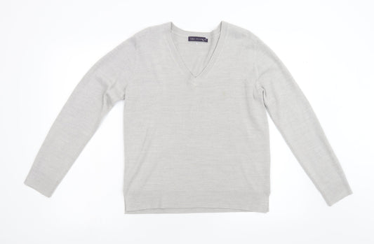 M&S Mens Grey  Knit Pullover Jumper