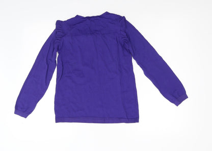 Womens UK Size 8 Red Herring Purple Pullover Jumper