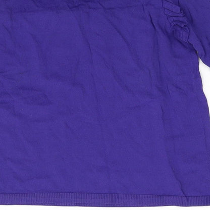 Womens UK Size 8 Red Herring Purple Pullover Jumper