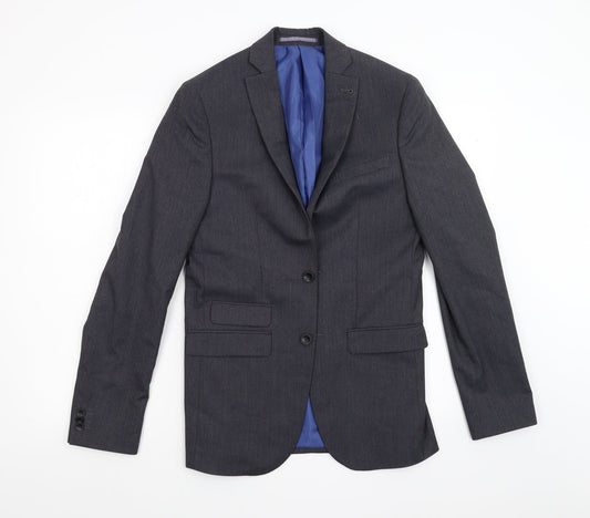 Mens UK Size 36 M&S Regular Grey Suit