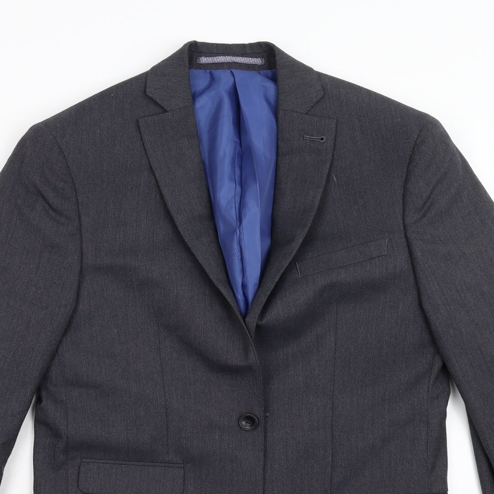 Mens UK Size 36 M&S Regular Grey Suit